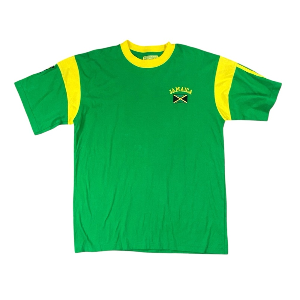 Men’s Green and Yellow Jamaica T-Shirt size XL